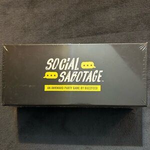 Social Sabotage Party Game BuzzFeed Card Game New Sealed Adult Game